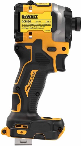 Dewalt dcf850n-xj 18v xr brushless accu slagschroevendraaier | body | zonder accu's en lader - dcf850n-xj