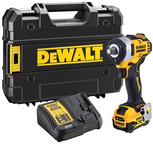 Dewalt dcf901p1 accu slagmoersleutel | 12v | xr | set | 1x 5.0 ah + lader | in t-stak - dcf901p1-qw