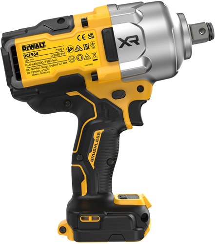 Dewalt dcf964n - 18v xr 3 4 slagmoersleutel met hoog koppel | zonder accu's en lader - dcf964n-xj