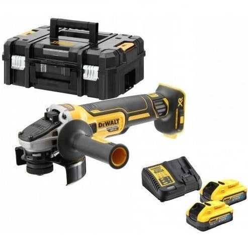 Dewalt dcg405h2t accu haakse slijper 125mm 18v xr 5.0ah powerstack in tstak