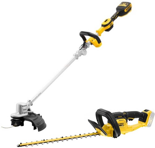 Dewalt dcmst561ht-qw - 18v xr combiset | heggenschaar dcmht563 en grastrimmer dcmst561 | 2x 5.0ah accu en lader - dcmst561ht-qw