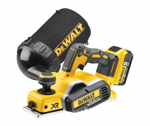 Dewalt dcp580p2 accuschaafmachine 18v 5,0ah li-ion