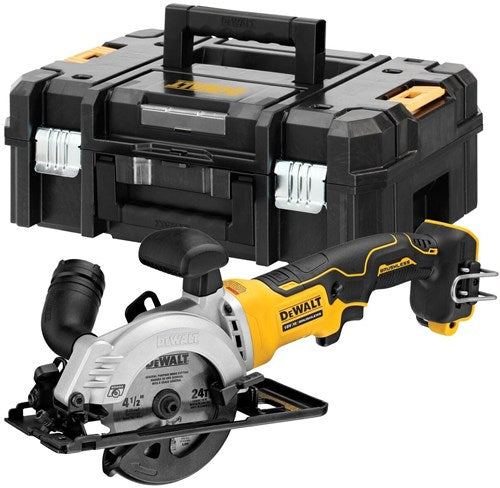 Dewalt dcs571nt accu cirkelzaag 18v losse body in t-stak | zonder accu's en lader - dcs571nt-xj