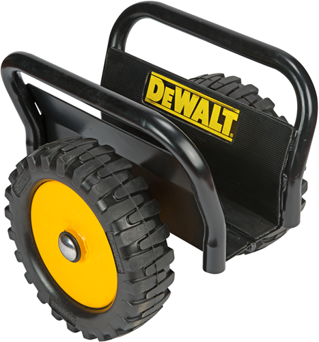 Dewalt dxwt-200 transportwagen - platen en deuren - 1 stuk - geel zwart met anti-slip oppervlak