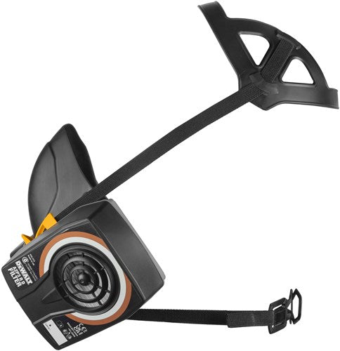 Dewalt dxir1hmma2p3 lichtgewicht halfgelaatsmasker met a2p3 filters | maat m - dxir1hmma2p3
