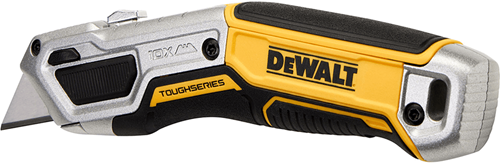 Dewalt toughseries - universeel mes - trapeziumblad - aluminium behuizing - antislip grijpzone