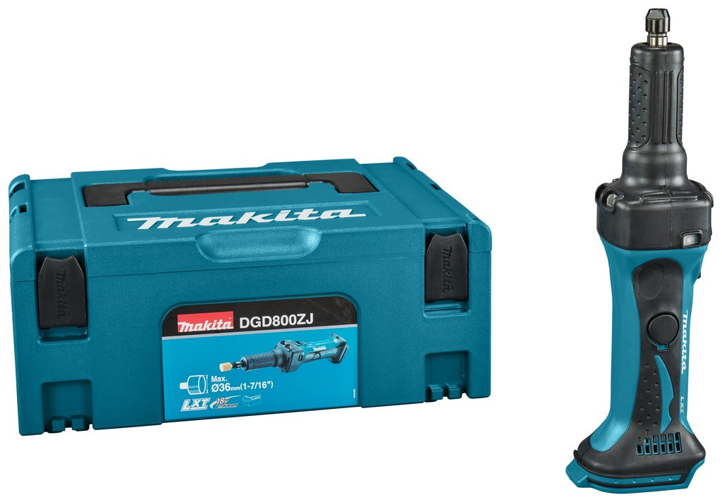 Makita dgd800zj 18v accu rechte slijper | zonder accu's en lader in m-box - dgd800zj