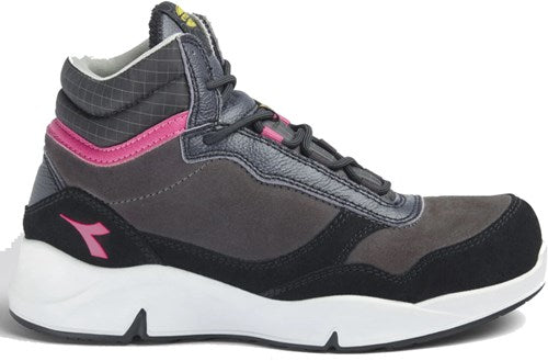 Diadora werkschoen athena mid 179901 s3l | nine iron raspberry (d0458) | maat 41 - 8053607443536