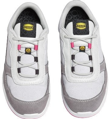 Diadora werkschoen athena text laag 179903 s1p d0459 | gray violet raspberry (d0459) | maat 40 - 8053607443222