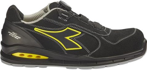 Diadora werkschoen run net ab boa low s3s 182527 | zwart | maat 42 - 8054795144052