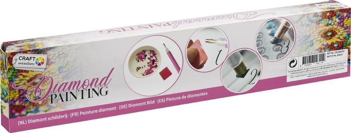 Bongers speelgoed diamantschilderij - wolven - 30x40 cm