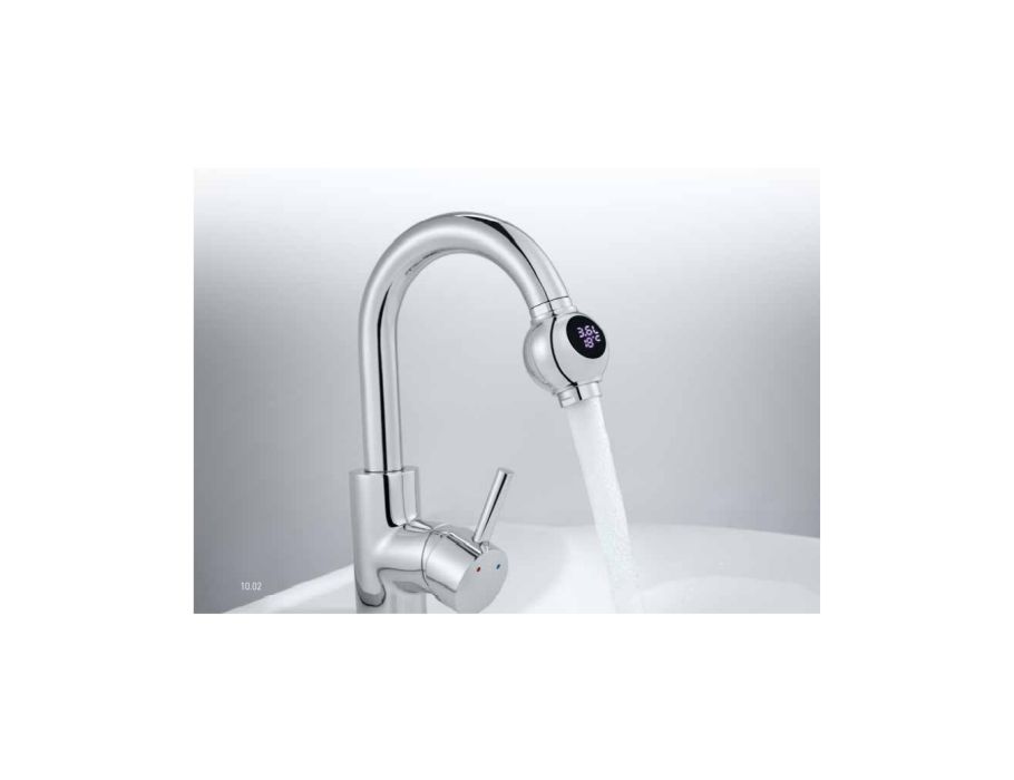 Neoperl waterstroomregeling digitaal voor kraan