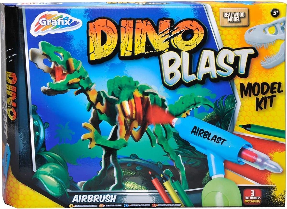 Brandunit grafische dino-explosie