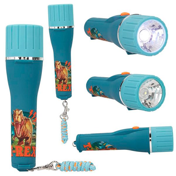 Depesche - dino world zaklamp met timer