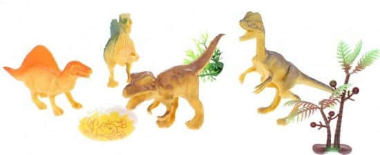Toi-toys wereld van de dinosaurussen 4 dino apos;s met 1 dino ei