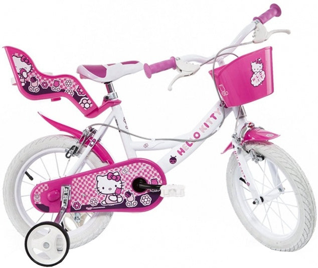 Hello Kitty 16 Inch 27 cm Meisjes Knijprem Wit Roze
