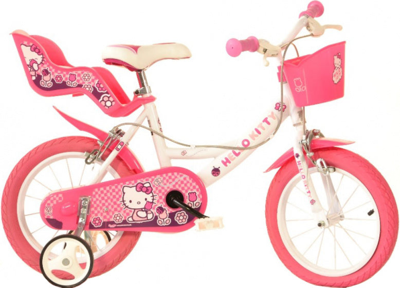 Hello Kitty 14 Inch 23 cm Meisjes Knijprem Wit Roze