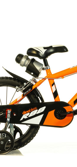 Dino r88 14 inch 24 cm jongens knijprem oranje