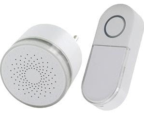 Di-o dio draadloze deurbel set plug-in design mini 150m - 6960404