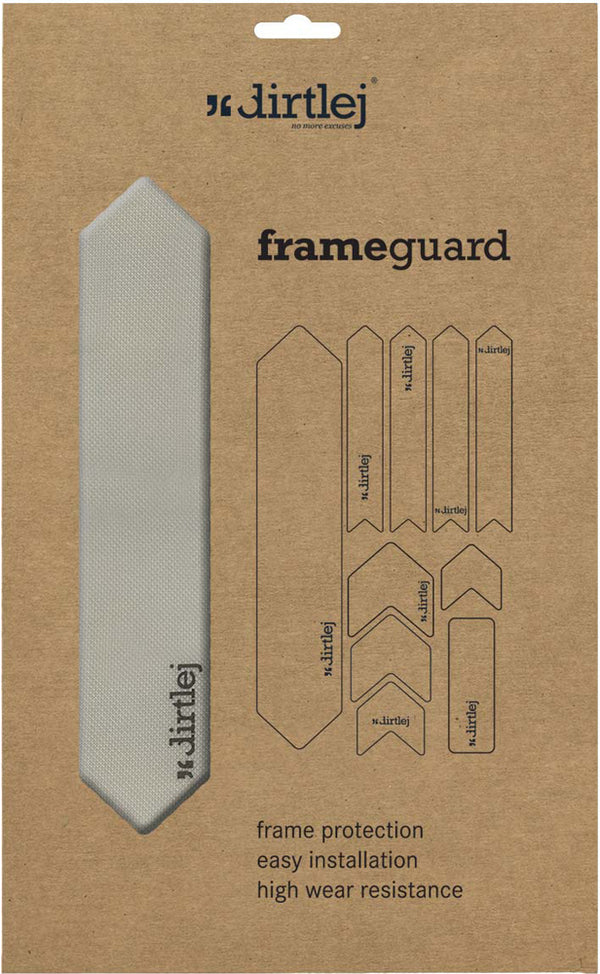 Dirtlej bikeprotection frame guard - frame protection | transparent triangle