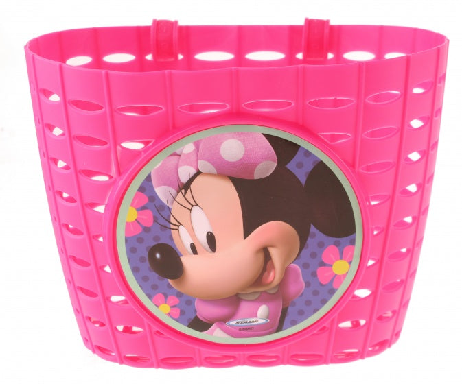 fietsmand Minnie Mouse 4 liter roze