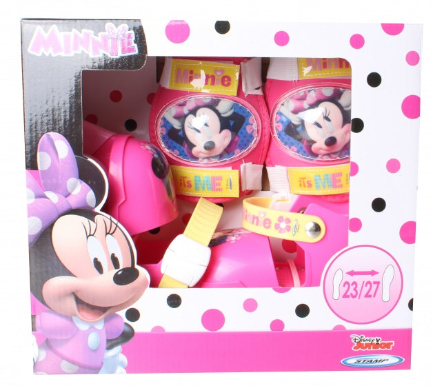 Minnie Mouse rolschaatsen meisjes roze wit maat 23-27