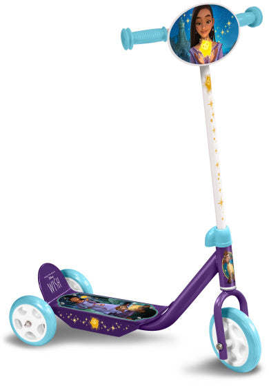 Wish 3-wiel Kinderstep Vrijloop Meisjes Paars Blauw