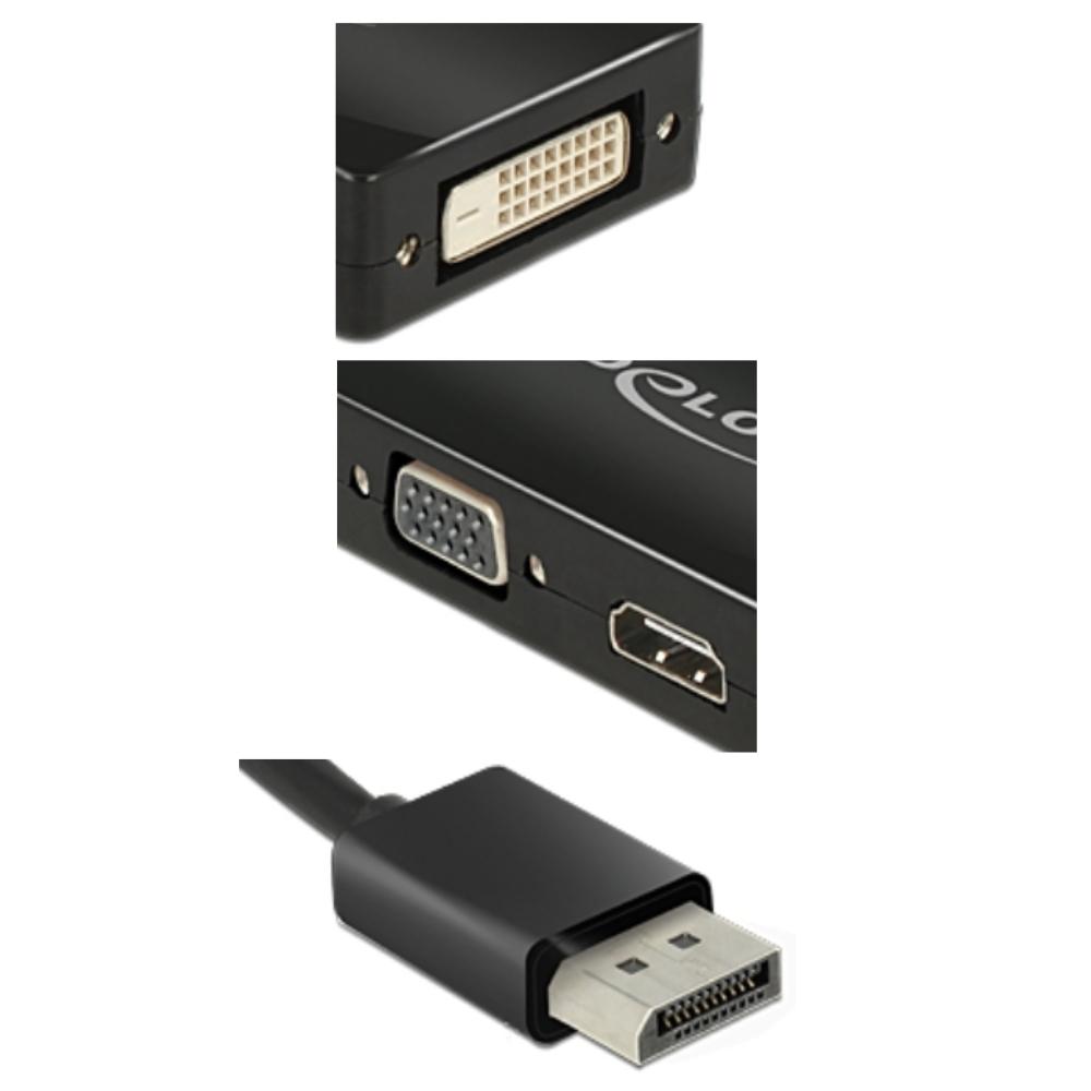 DeLOCK DeLOCK DisplayPort > VGA HDMI DVI