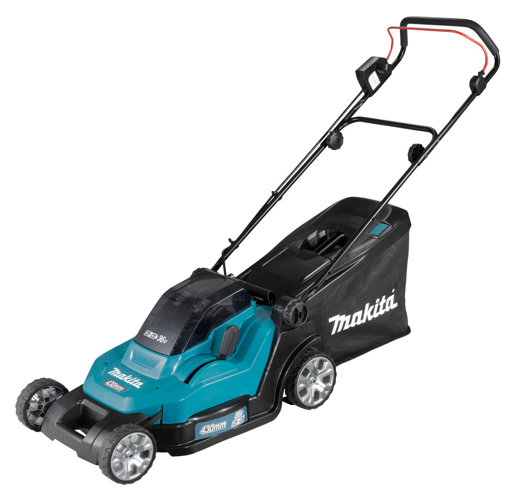 Makita dlm432pt2 | grasmaaier | 2x18 v | 43 cm | inclusief accu's en lader
