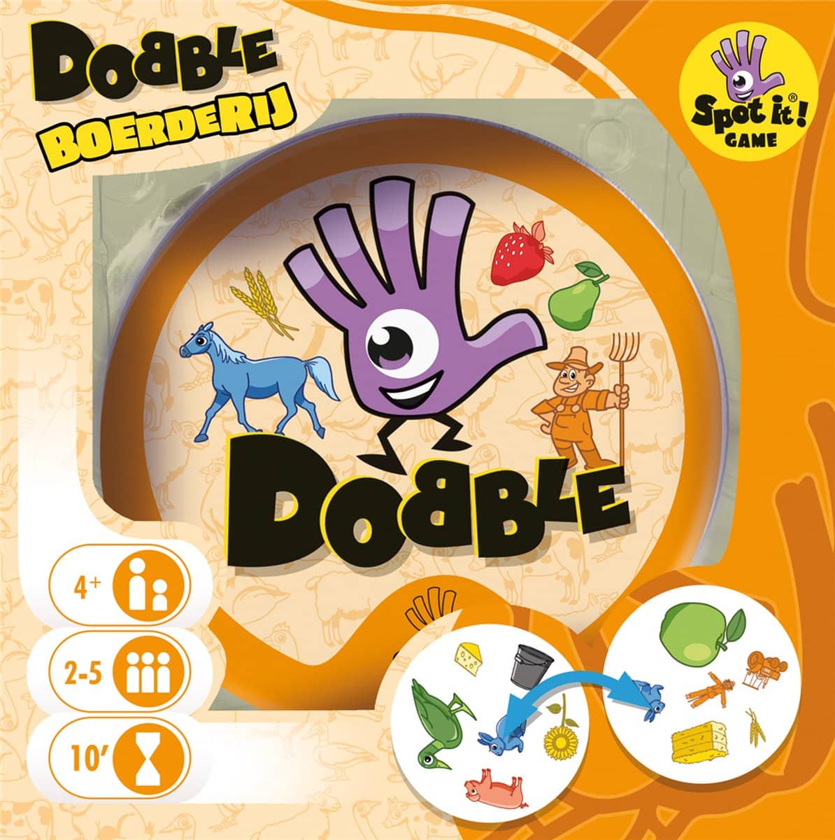 Dobble boerderij kaartspel