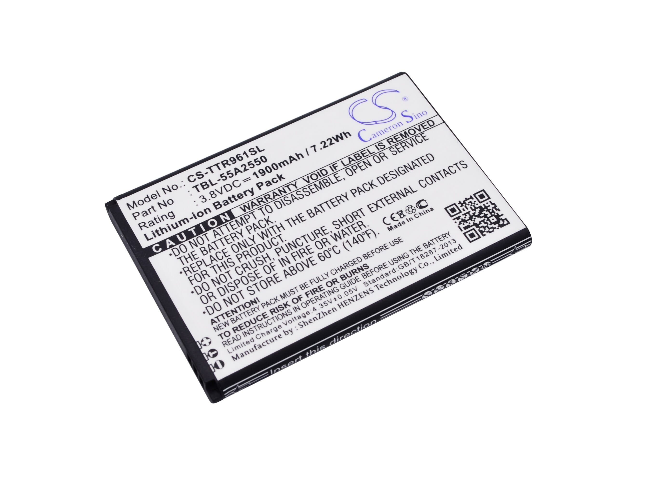 Vervangende Hotspot Accu 3.8V 1900mAh
