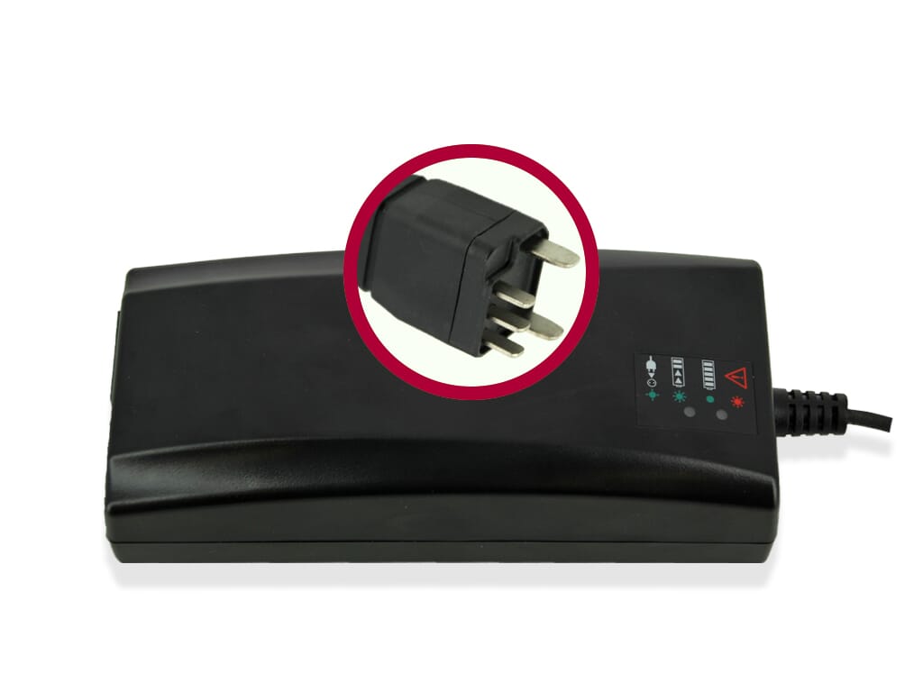 BMZ Derby Cycle Acculader Li-Ion 42V 4A Blade Contact