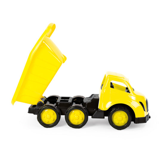 Dolu dump truck geel zwart