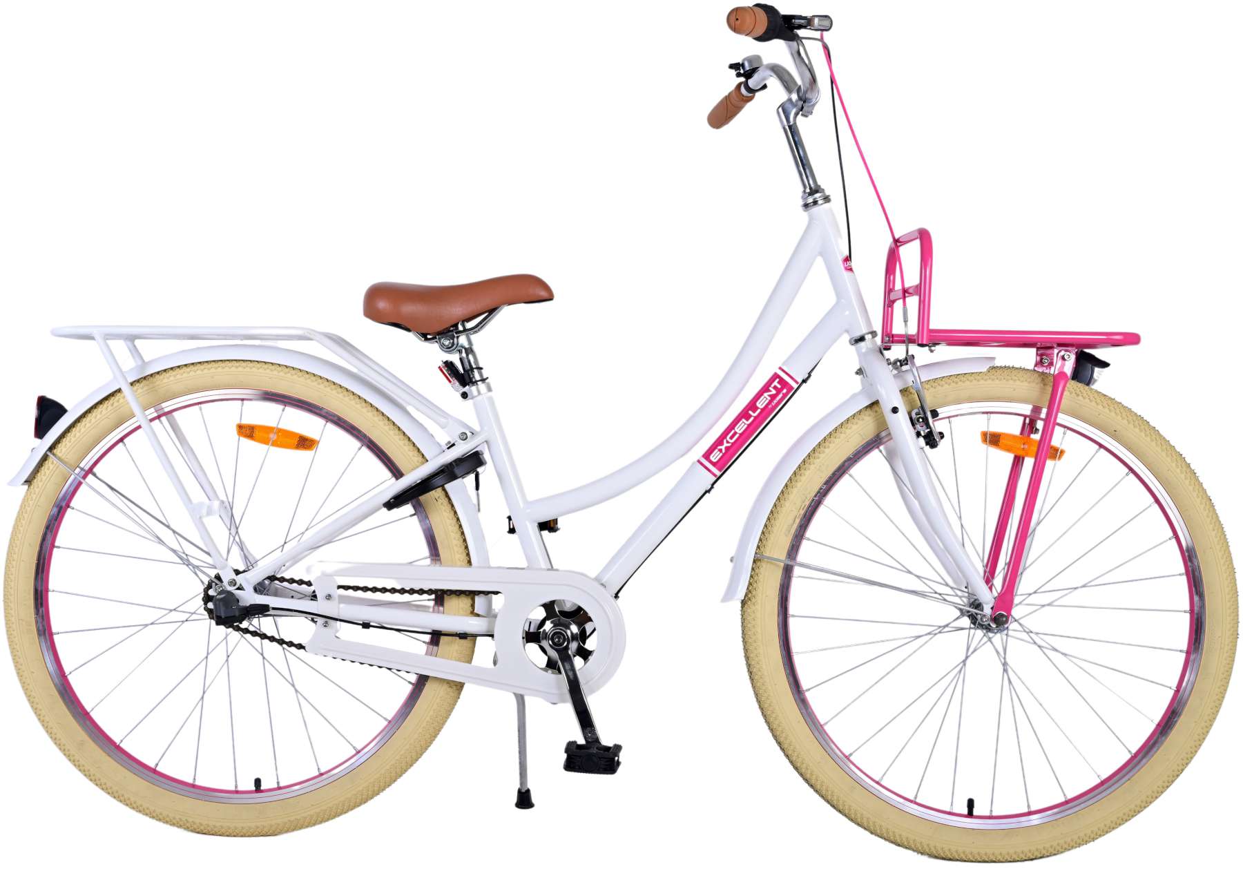 Volare Volare Kinderfiets Meisjes 26 inch Wit 3 versnellingen
