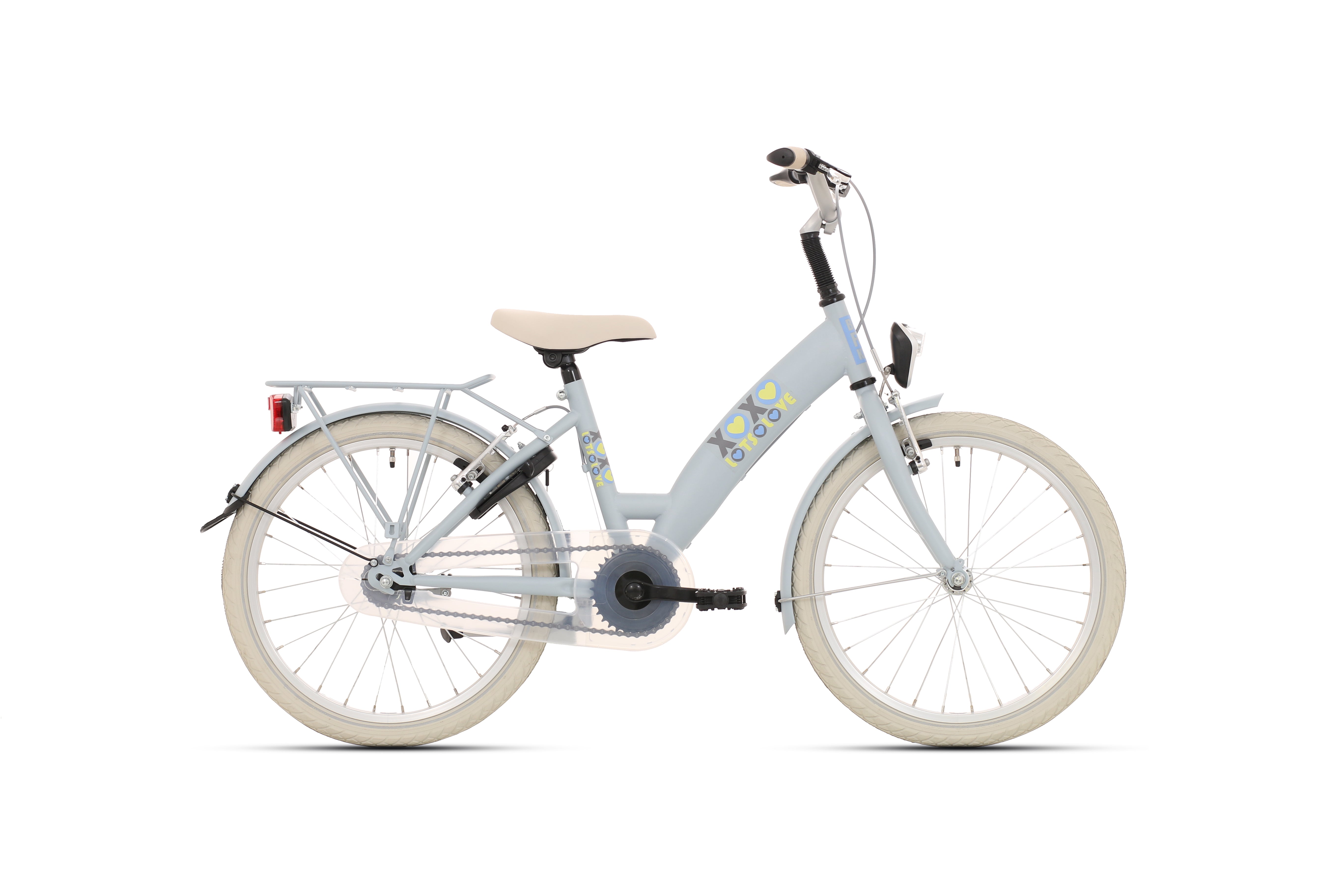 Hulzebos cycle parts b.v. bfk 20 lots of love rn lichtblauw mat - 20lot20