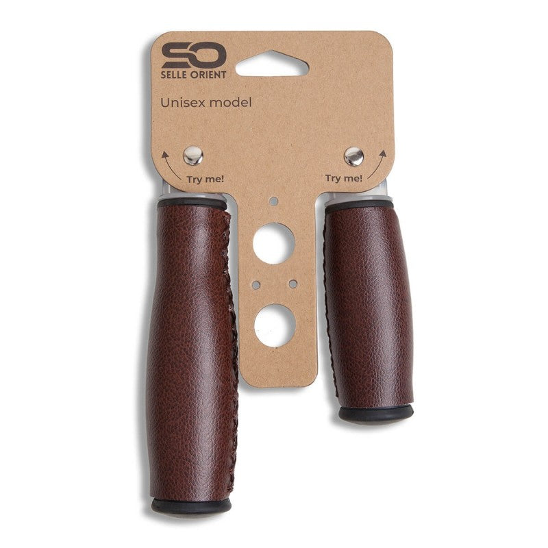 Falko import export selle orient set handvatten kunstleer bruin 135 92 mm.