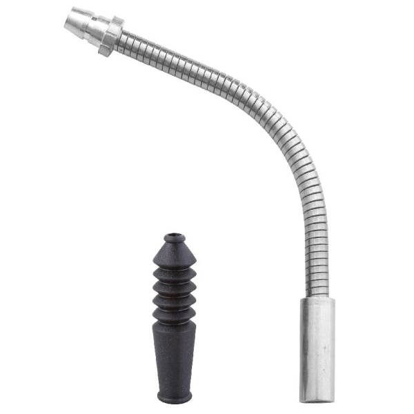 Tuyau de câble de frein en V Elvedes Acier inoxydable flexible avec caoutchouc (1 pièce)