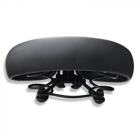 Selle comfortzadel city foam zwart met strop