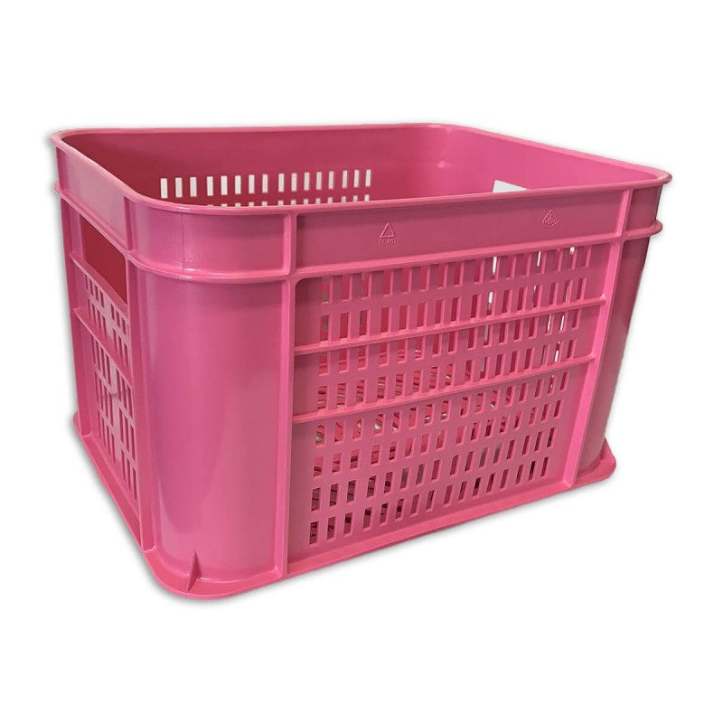 PVC crate medium pink 40x30x25