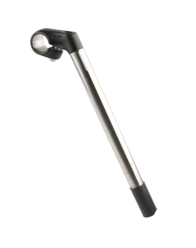 Potence Primax E Zwolle L = 280 mm - taille du tube de direction : Ø 22,2 mm | diamètre de serrage : Ø 25,4 - argent noir