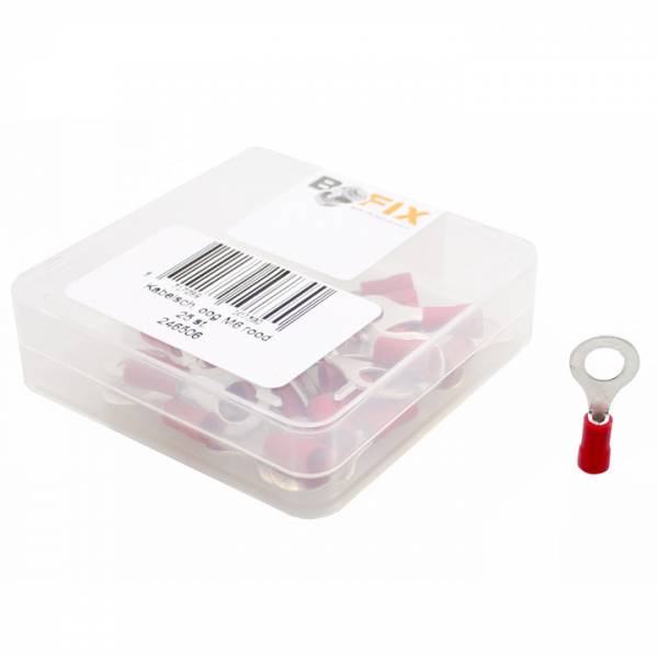 Bofix 246506 AMP Cosse à œillet M6 rouge p 25