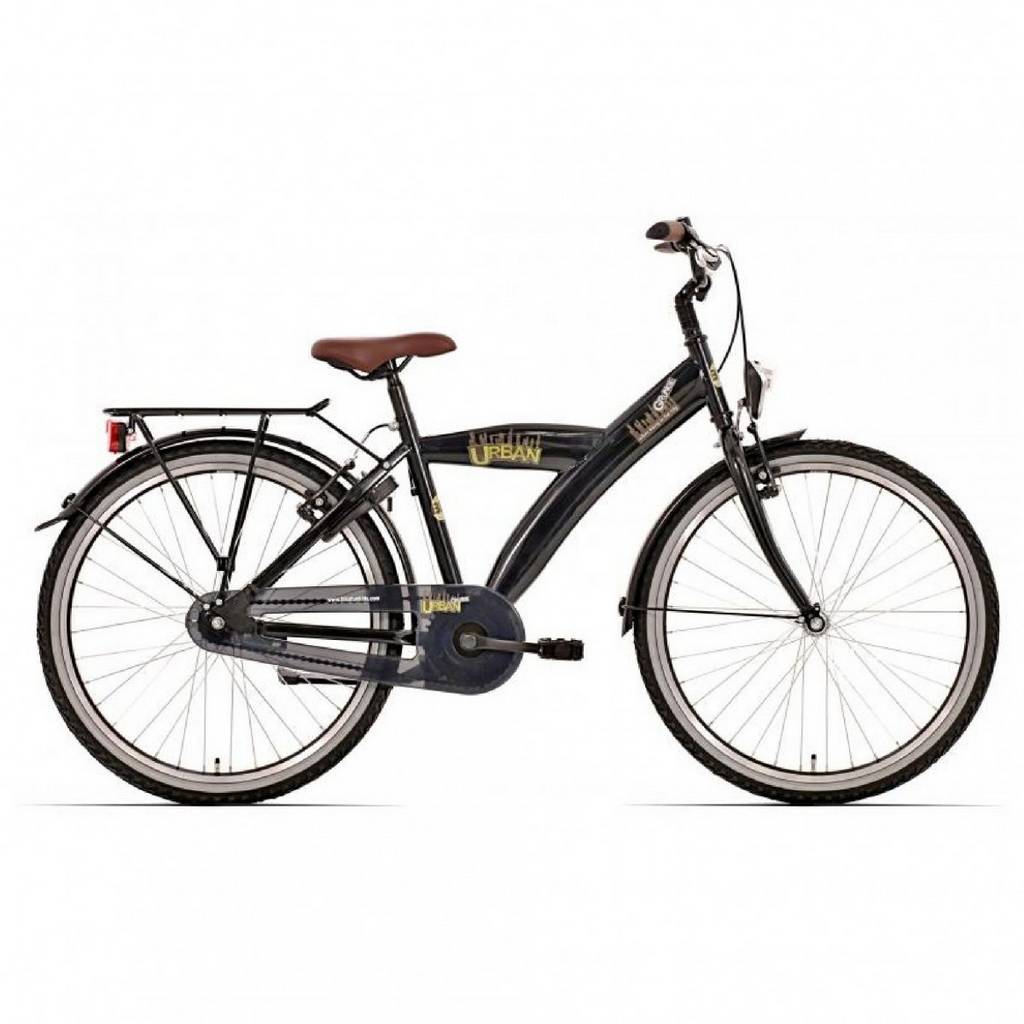 Bikefun Fiets Bike Fun 24 inch Stedelijk | Nexus-3 | Zwart