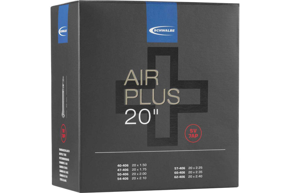 Chambre à air Schwalbe Air Plus SV7AP 20 40 62-406 - valve 40mm