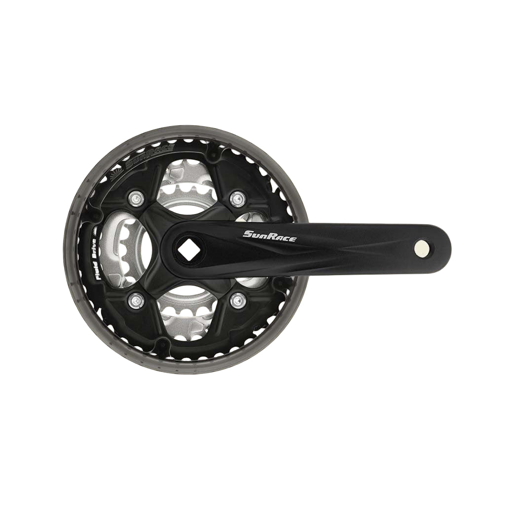 Sunrace crankstel fcm513 6 7 8v 42 34 24 152mm -3mm