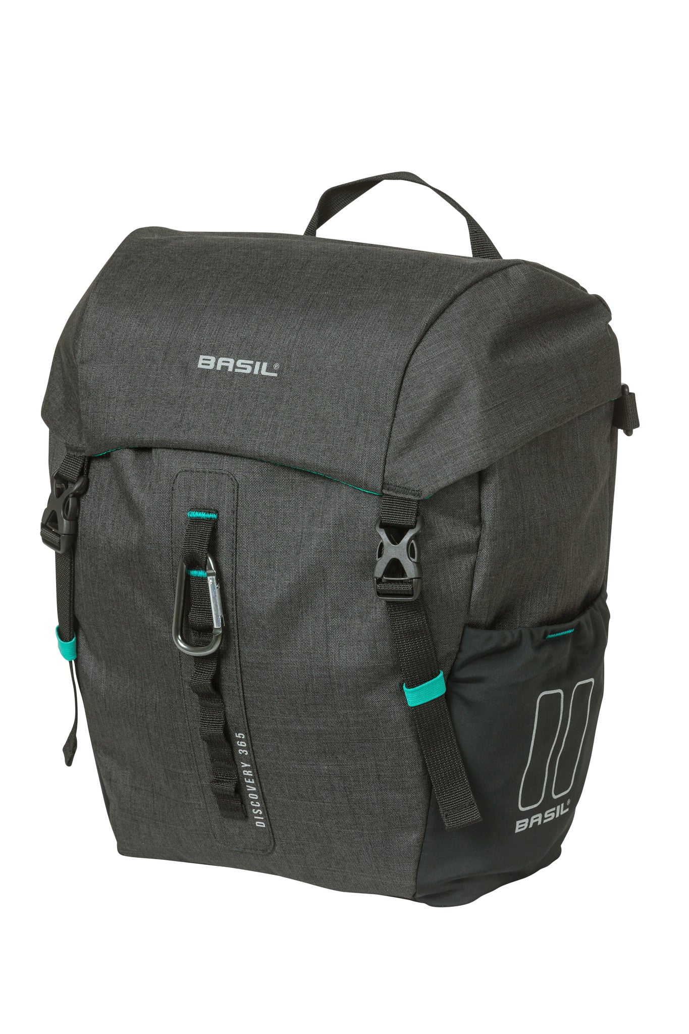 Basil Discovery 365D enkele fietstas M - Lichtgewicht, compact, waterdicht - Zwart