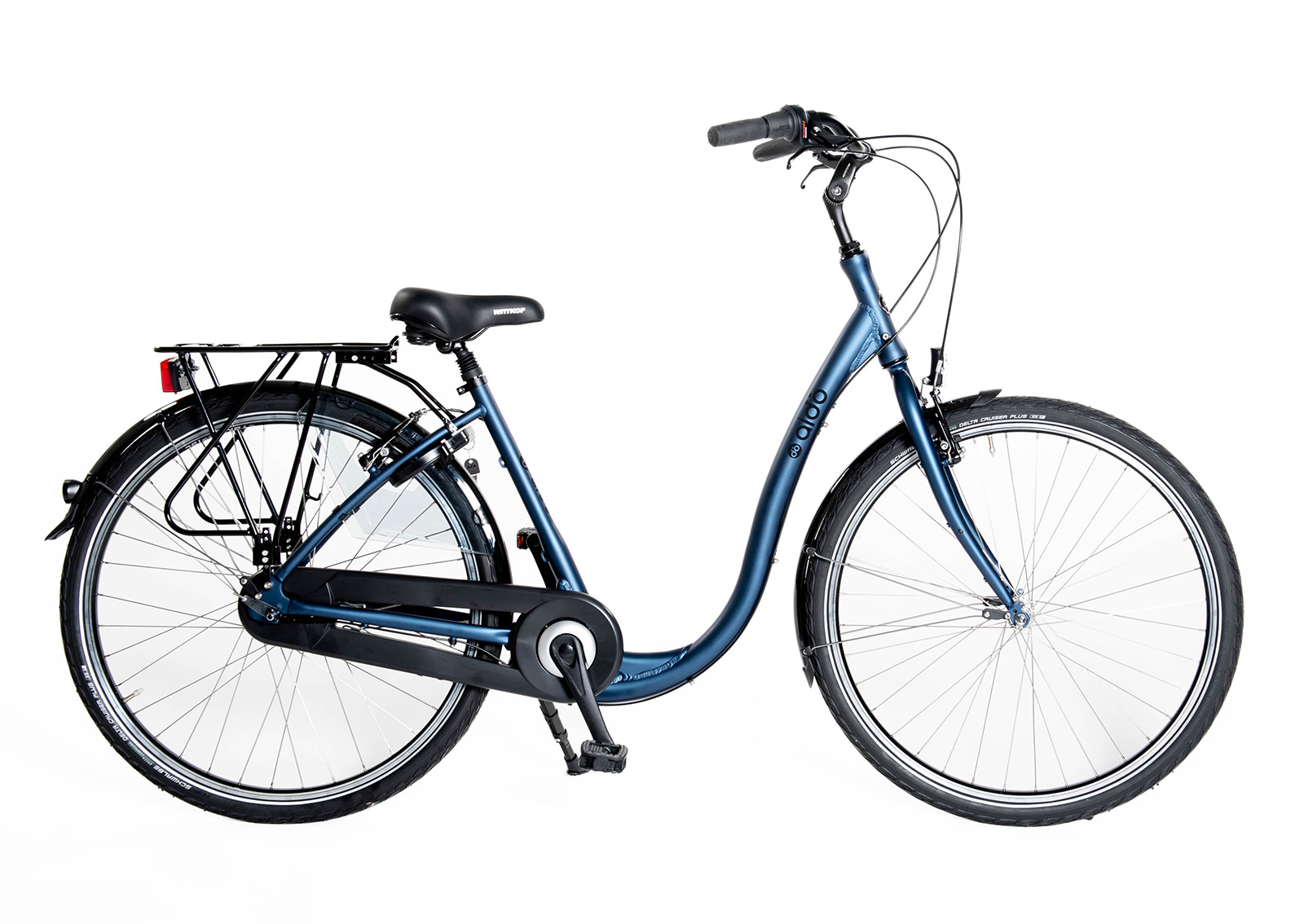 Kwadie aldo lage instap 28 3grn alu. comfort mystery blue mat - 46 cm.