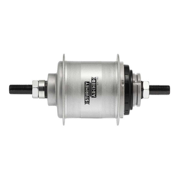 Sturmey archer achternaaf vrijloop 3v 36gts zilver