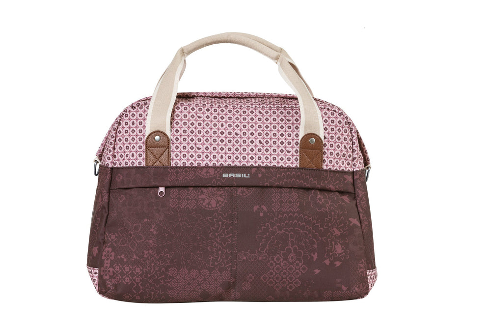Basil Bohème Bicycle Shoulder Bag - Red Elegant Women's Bicycle Bag - Water-Repellent - 18L