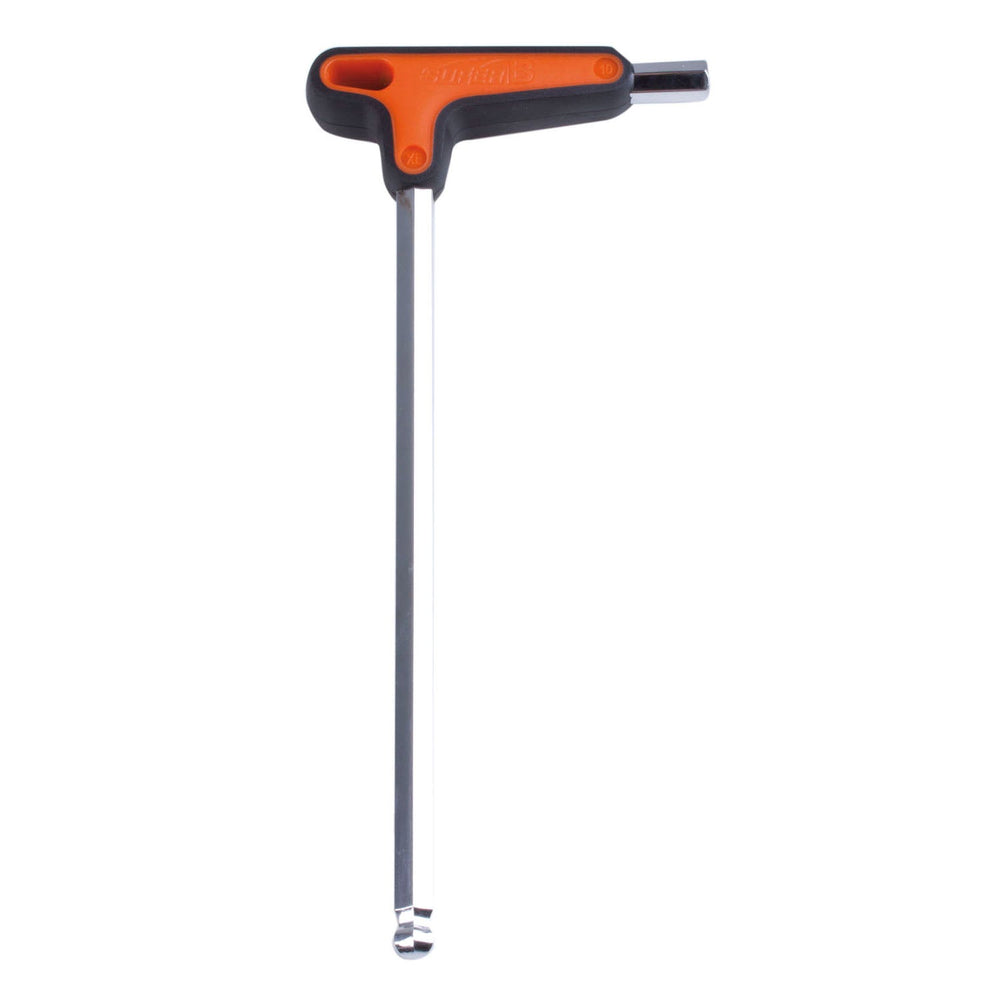 Messingschlager superb t-grip inbussleutel met kogelkop tb7638 10 mm.