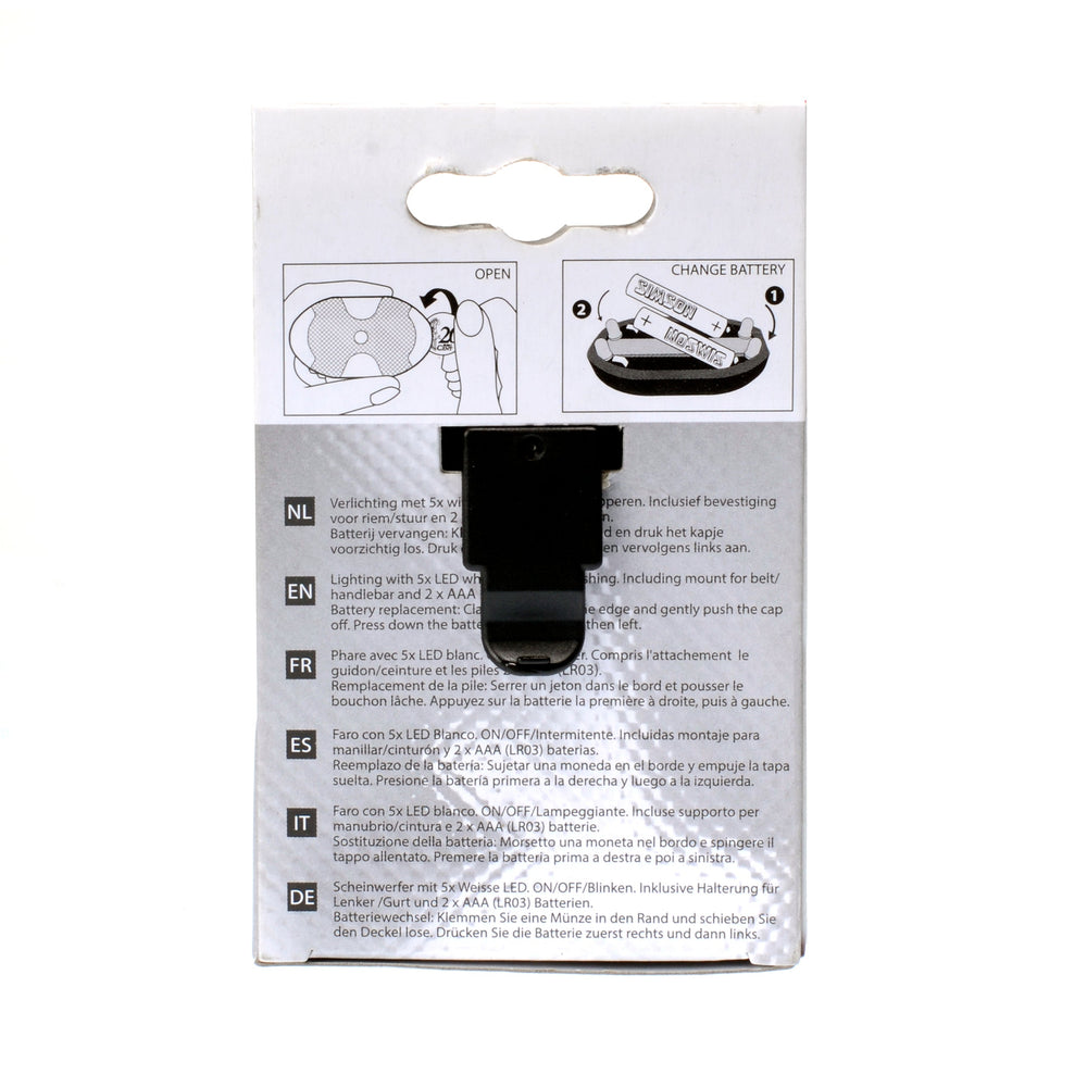 Simson white front light